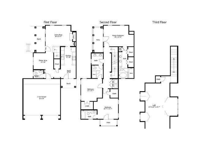 Oaks 4.D1THGG 5793 floor plan